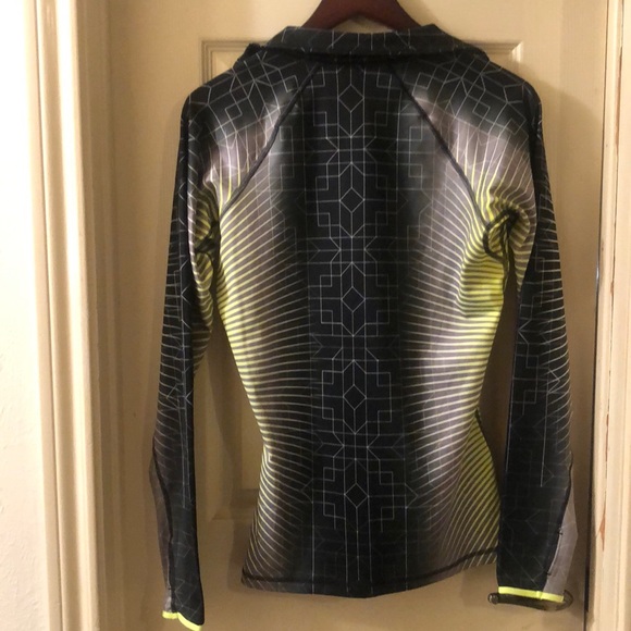 NIKE PRO LONG SLEEVE 3/4 ZIP FRONT JACKET - Picture 2 of 4